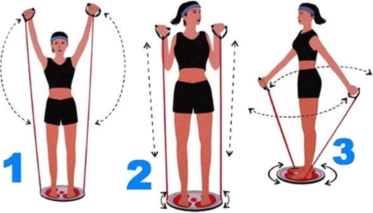 Ariko Cardio Twister - Waist Ab Trainer - Buikspiertrainer - Balanstrainer - Workout - Balance Board - Hometrainer - Oranje 5 Ariko Cardio Twister - Waist Ab Trainer - Buikspiertrainer - Balanstrainer - Workout - Balance Board - Hometrainer - Oranje - Afbeelding 3