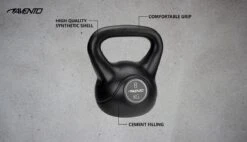 Avento Kettlebell - 8 Kg - Zwart -Merkloos Winkel 1200x690 108