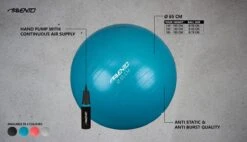 Avento Fitness/Gymbal + Pomp - Ø 65cm - Blauw -Merkloos Winkel 1200x690 116