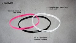 Avento Sporthaarband Elastiek 3st - Pink - Roze/Zwart/Wit -Merkloos Winkel 1200x690 139