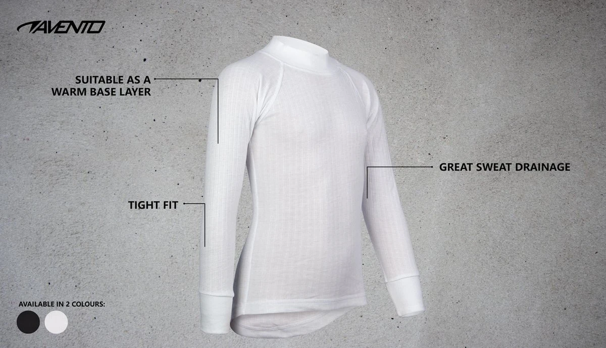 Avento Thermoshirt Kinderen - Zwart - Maat 152 8 Avento Thermoshirt Kinderen - Zwart - Maat 152 - Afbeelding 6