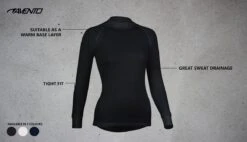 Avento Thermoshirt Lange Mouw - Vrouwen - Zwart - Maat 40 -Merkloos Winkel 1200x690 71