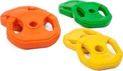 Rubber DualGrip Aerobic Pump Set - 20 KG - Bodypump Halterset Barbell Met Dual Grip Gewichten Voor Pump Fitness -Merkloos Winkel 1200x699 3