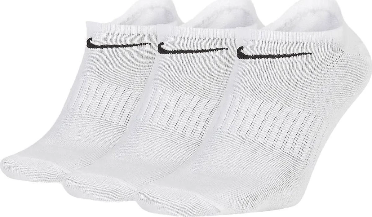 Nike Everyday Lightweight No-Show Sokken Sokken - Maat 38-42 - Unisex - Wit/zwart 6 Nike Everyday Lightweight No-Show Sokken Sokken - Maat 38-42 - Unisex - Wit/zwart - Afbeelding 4