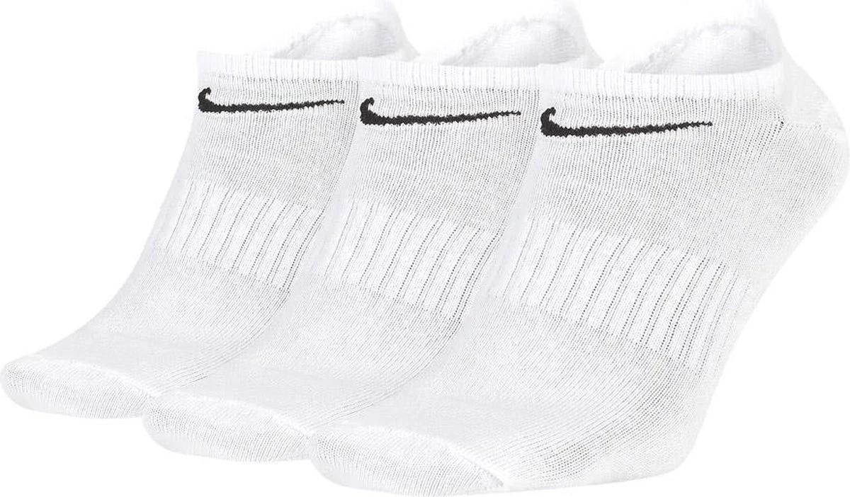 Nike Everyday Lightweight No-Show Sokken Sokken - Maat 38-42 - Unisex - Wit/zwart 7 Nike Everyday Lightweight No-Show Sokken Sokken - Maat 38-42 - Unisex - Wit/zwart - Afbeelding 5