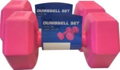 Merkloos Dumbbells - Set Van 2x 2kg - Roze -Merkloos Winkel 1200x709 3