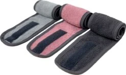 HOMELEVEL Set Van 3 Haarbanden - Badstof Van 100% Katoen - Voor Make-up, Gezichtsreiniging, Gezichtsmasker, Sporten - In Grijs/roze/lichtgrijs -Merkloos Winkel 1200x714 2