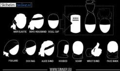 SINNER Fleece Bandana Nekwarmer Unisex - One Size -Merkloos Winkel 1200x714