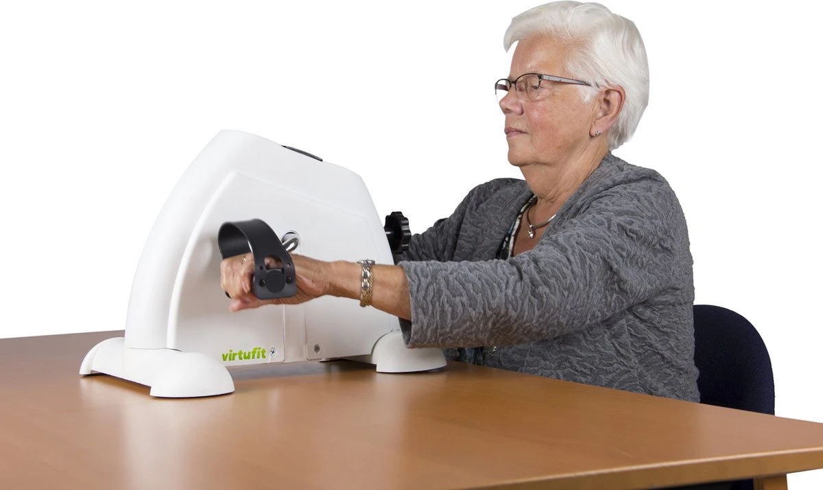 Stoelfiets - VirtuFit V4 Bureaufiets - Met Computer - Instelbare Weerstand - Hometrainer 8 Stoelfiets - VirtuFit V4 Bureaufiets - Met Computer - Instelbare Weerstand - Hometrainer - Afbeelding 6