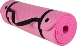 Merkloos Yoga Mat - Fitness Mat - Sport Mat - 15mm - Extra Dik - Roze