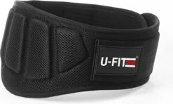 U Fit One Lifting Belt - Fitness Riem - Powerlift Riem - Leer Gewichthefriem - Lever Belt - Powerlifting - Deadlift - Maat: L