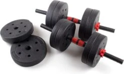 Dumbbellset 25 Kg Met Halterstang - Dumbbells Verstelbaar - Halterset - Fitness Gewichten Set - Rood/zwart 26 Dumbbellset 25 Kg Met Halterstang - Dumbbells Verstelbaar - Halterset - Fitness Gewichten Set - Rood/zwart -Merkloos Winkel 1200x718 4
