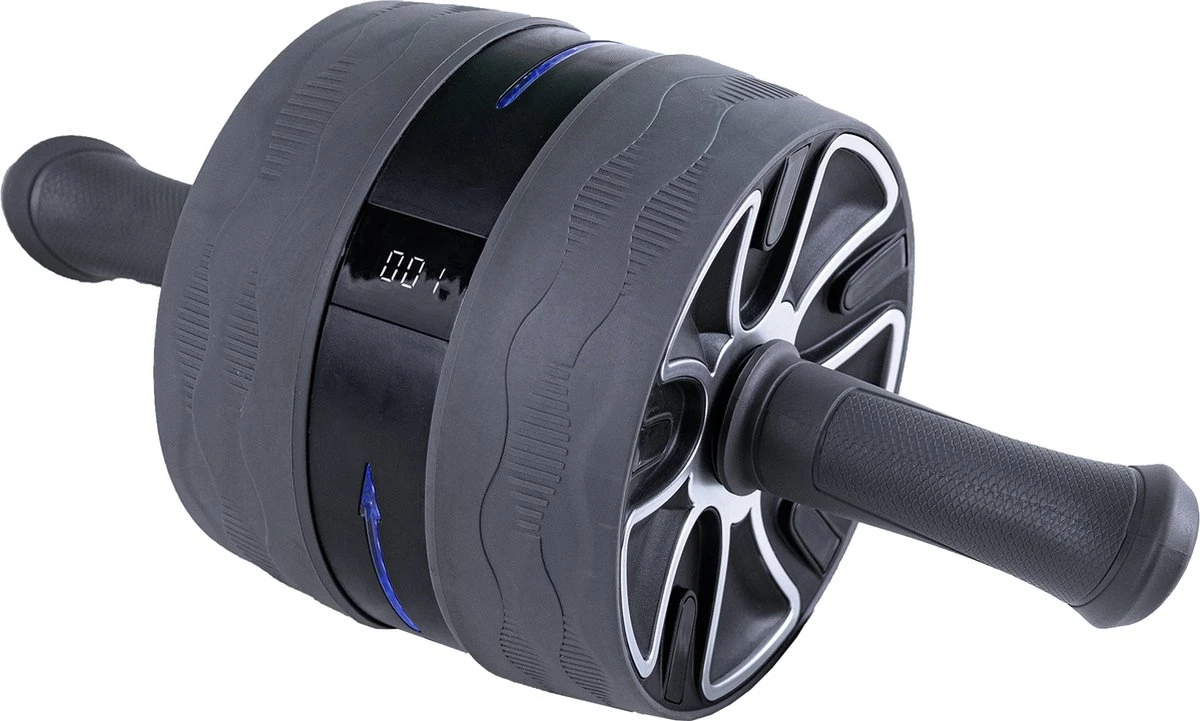 N Mass Digital Ab Roller XL - Premium Ab Roller - Ab Wheel - Buikspiertrainer - Buikspierwiel - LED Scherm - Extra Stabiliteit - Inclusief Matje 3 N Mass Digital Ab Roller XL - Premium Ab Roller - Ab Wheel - Buikspiertrainer - Buikspierwiel - LED Scherm - Extra Stabiliteit - Inclusief Matje