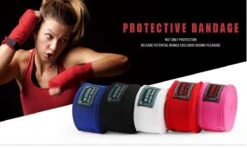 Merkloos 2 Stuks/rollen 3 M Katoen Boksen Sport Strap Kick Boksen Bandage Sanda Muay Thai Karate MMA Taekwondo Hand Handschoenen Wraps | Boxen | Bokspads | Fitness |Thai Boxing | Wit -Merkloos Winkel 1200x721 5