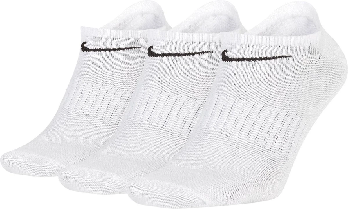 Nike Everyday Lightweight No-Show Sokken Sokken - Maat 38-42 - Unisex - Wit/zwart 3 Nike Everyday Lightweight No-Show Sokken Sokken - Maat 38-42 - Unisex - Wit/zwart