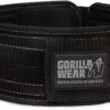 Gorilla Wear 4 Inch Nylon Belt - Lifting Belt - S/M - Zwart