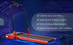 Thuys - Loopband Fitness Inklapbaar - Cardio Jogging - Fitness Oefening - Elektrische - Blauw -Merkloos Winkel 1200x742 18