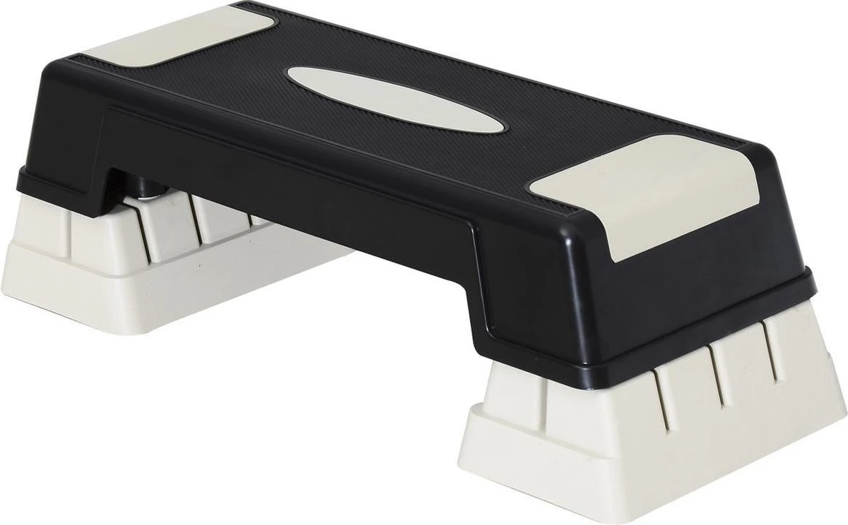 Merkloos FitGoodz - Fitness Step - Aerobic Step Bankje - Antislip Oppervlak - Stepper - Verstelbaar In 3 Hoogtes - Zwart/Wit 3 Merkloos FitGoodz - Fitness Step - Aerobic Step Bankje - Antislip Oppervlak - Stepper - Verstelbaar In 3 Hoogtes - Zwart/Wit