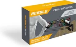 Rebblo - Push-up Board - Thuis Sporten - Bicep, Rug, Schouder En Tricep - Anti-slip - Weerstandsbanden - Griphendels -Merkloos Winkel 1200x745 5