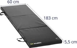 Gymrex Gymnastiekmat - 180 X 60 X 5 Cm - Opvouwbaar- Zwart -Merkloos Winkel 1200x751 3