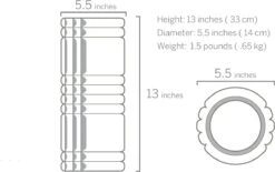 TriggerPoint - The Grid 1.0 Foam Roller - 33cm - Zwart - Schuim - Massage Roller - Yoga - Pilates - Fitness -Merkloos Winkel 1200x754