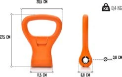 MJ Sports Premium Dumbbell To Kettlebell Grip - Dumbbell Naar Kettlebell Verstelbaar - Dumbbells - Kettlebells - Gewichten - Fitness - One Size - Oranje -Merkloos Winkel 1200x763 5