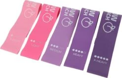 Wow Peach - Premium Weerstandsbanden Van Hoge Kwaliteit ROZE/PAARS - Set Van 5 Resistance Banden - Fitness Elastiek - Without Lemons - WOW Peach -Merkloos Winkel 1200x769 4