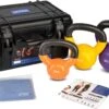 Merkloos Pro Fitness Kettlebell Set – Set Van 3 Gewichten – 2, 4 En 6 Kg – Gietijzer – Opbergbox - Cadeau