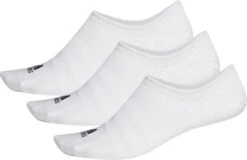 Adidas - Light No-Show Socks 3P - Witte Sokken - 40 - 42 - Wit