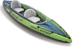 Intex Challenger K2 Kayak - Opblaasboot - 2-Persoons - Groen/Zwart -Merkloos Winkel 1200x781