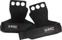 U Fit One Fitness & Crossfit Grips - Sport Handschoenen - Turnen - Gymnastics - Zwart - Maat M -Merkloos Winkel 1200x784 11