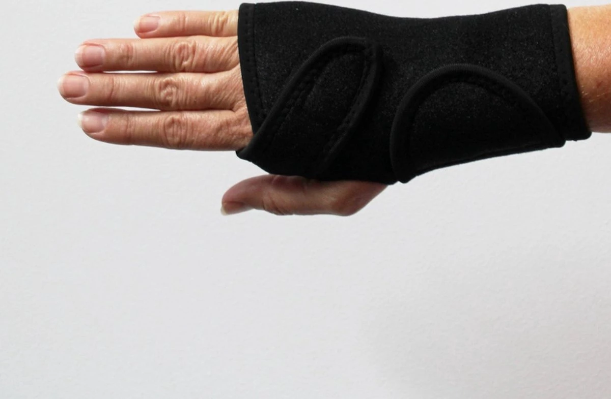 Polsbrace - Polssteun - Rechts - Universele Deluxe Carpaal Tunnel Syndroom Polsbrace - Zwart 15 Polsbrace - Polssteun - Rechts - Universele Deluxe Carpaal Tunnel Syndroom Polsbrace - Zwart - Afbeelding 13