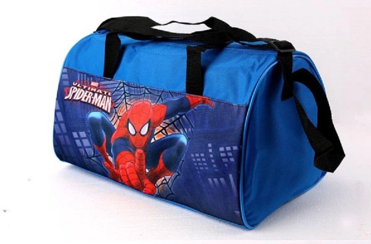 Spiderman Sporttas Blauw 38 Cm /stevig 4 Spiderman Sporttas Blauw 38 Cm /stevig - Afbeelding 2