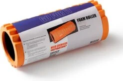 Basic-Fit® Foam Roller - Yoga Grid Foam Roller Massage - Fitness Roller - 33 Cm - Oranje -Merkloos Winkel 1200x791