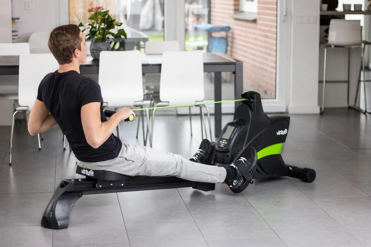 VirtuFit Ergometer Roeitrainer - Hartslagfunctie - Inklapbaar - Zwart 6 VirtuFit Ergometer Roeitrainer - Hartslagfunctie - Inklapbaar - Zwart - Afbeelding 4