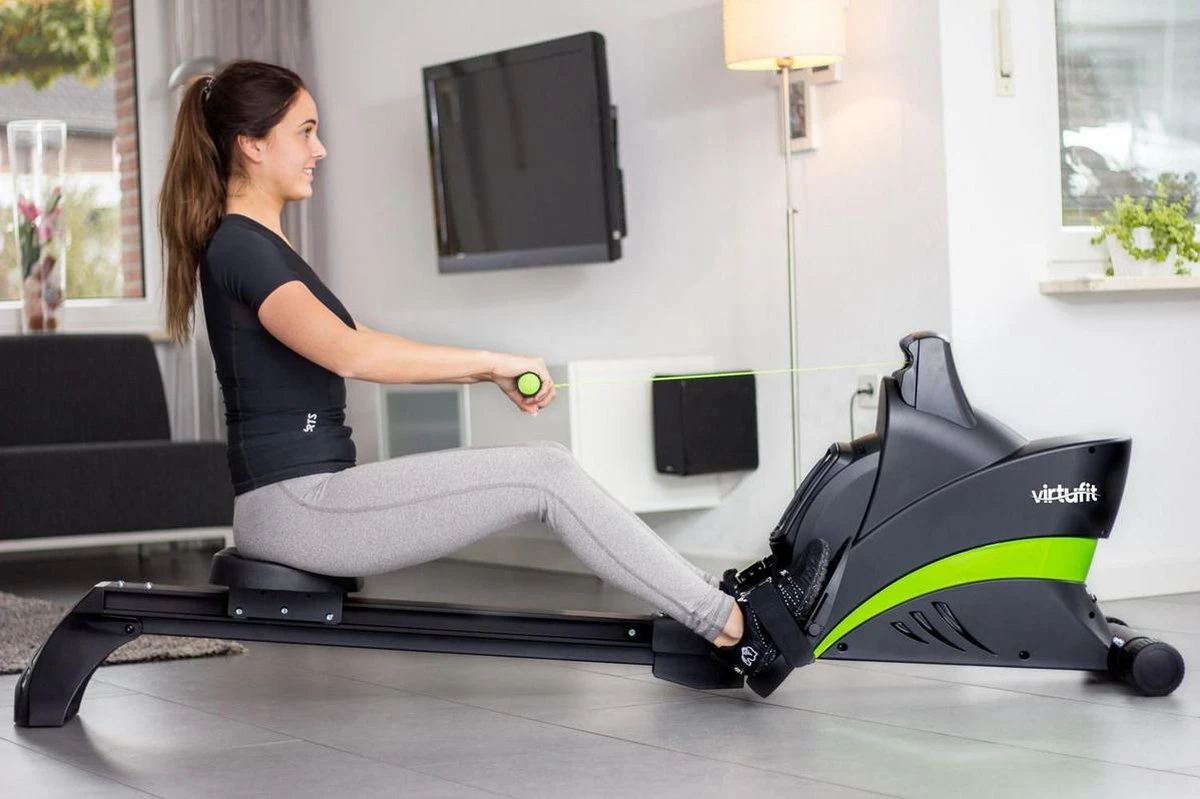 VirtuFit Ergometer Roeitrainer - Hartslagfunctie - Inklapbaar - Zwart 7 VirtuFit Ergometer Roeitrainer - Hartslagfunctie - Inklapbaar - Zwart - Afbeelding 5