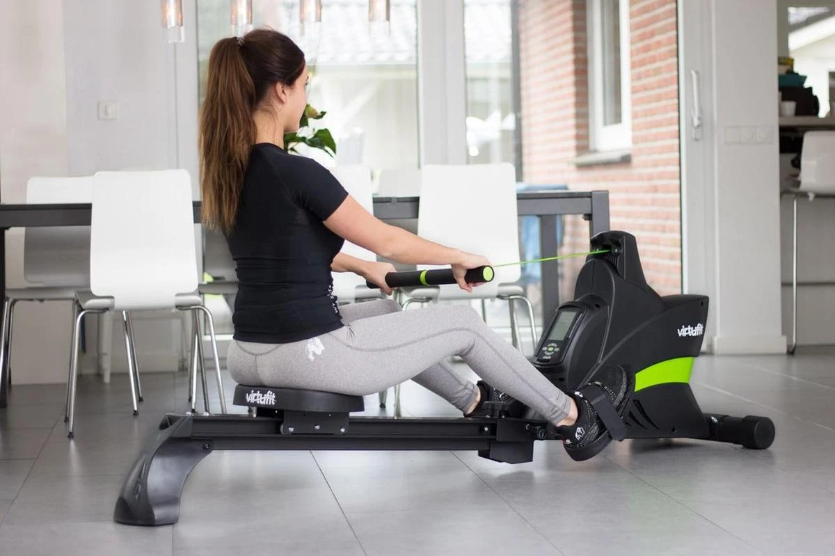 VirtuFit Ergometer Roeitrainer - Hartslagfunctie - Inklapbaar - Zwart 8 VirtuFit Ergometer Roeitrainer - Hartslagfunctie - Inklapbaar - Zwart - Afbeelding 6