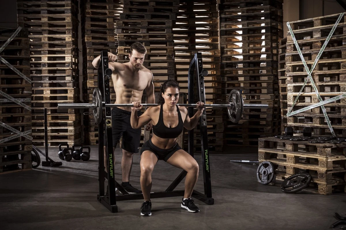 Tunturi WT40 Squat Rack - Squat Rek 4 Tunturi WT40 Squat Rack - Squat Rek - Afbeelding 2