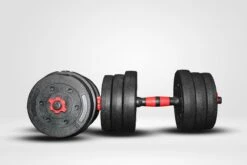 SOUTHWALL Dumbbells Set Verstelbaar Met Halterstang Tot 20kg – Verstelbare Halterset – Fitness Stang – Fitness Gewichten Set – Professionele 2-in-1 Dumbbellset – Gebruiksvriendelijk – Multifunctioneel – Dumbell Set 20 Kg – Rood/Zwart -Merkloos Winkel 1200x800 136