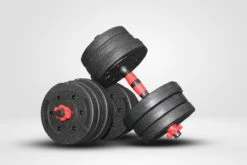 SOUTHWALL Dumbbells Set Verstelbaar Met Halterstang Tot 20kg – Verstelbare Halterset – Fitness Stang – Fitness Gewichten Set – Professionele 2-in-1 Dumbbellset – Gebruiksvriendelijk – Multifunctioneel – Dumbell Set 20 Kg – Rood/Zwart -Merkloos Winkel 1200x800 137