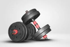 Venom Sports Verstelbare Dumbbell Set Tot 20kg – Professionele 2-in-1 Halterset Gewichten – Gebruiksvriendelijke Fitness Stang – Verstelbare Dumbbellset – Home Gym – Krachttraining – Rood -Merkloos Winkel 1200x800 147