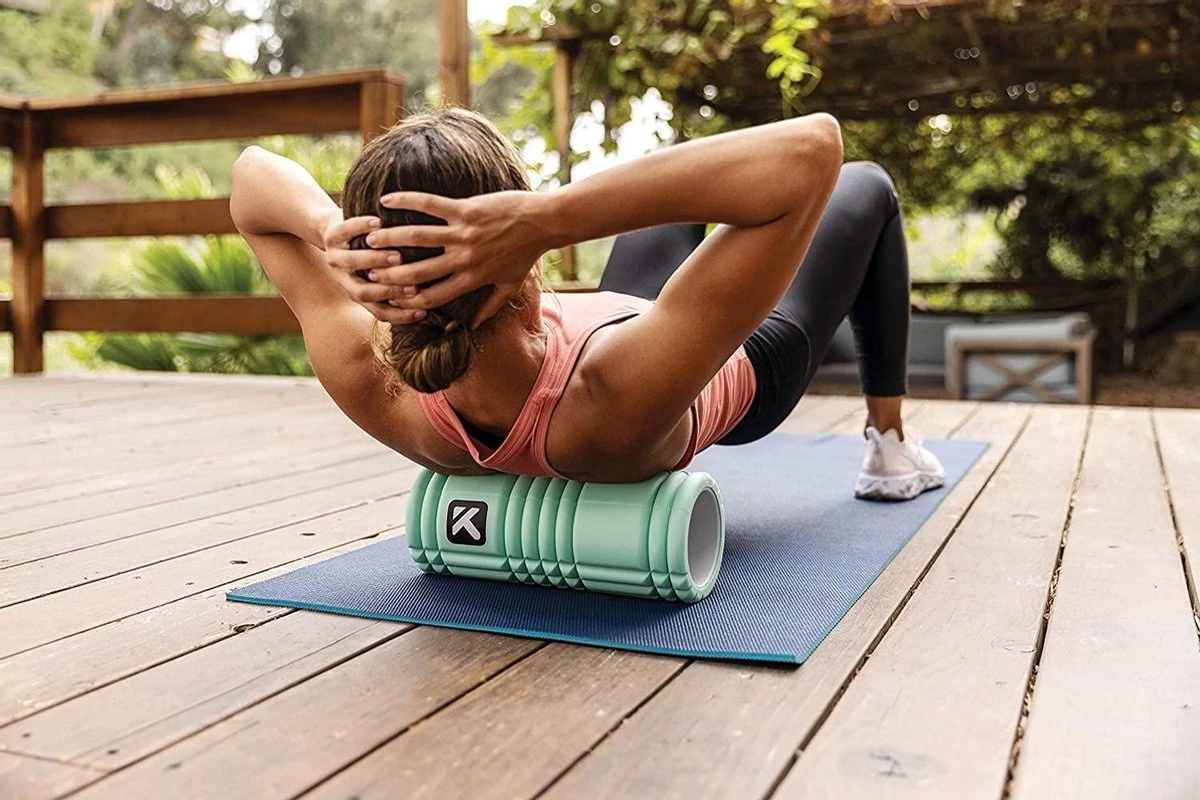 TriggerPoint - The Grid 1.0 Foam Roller - 33cm - Mint - Schuim - Massage Roller - Yoga - Pilates - Fitness 5 TriggerPoint - The Grid 1.0 Foam Roller - 33cm - Mint - Schuim - Massage Roller - Yoga - Pilates - Fitness - Afbeelding 3