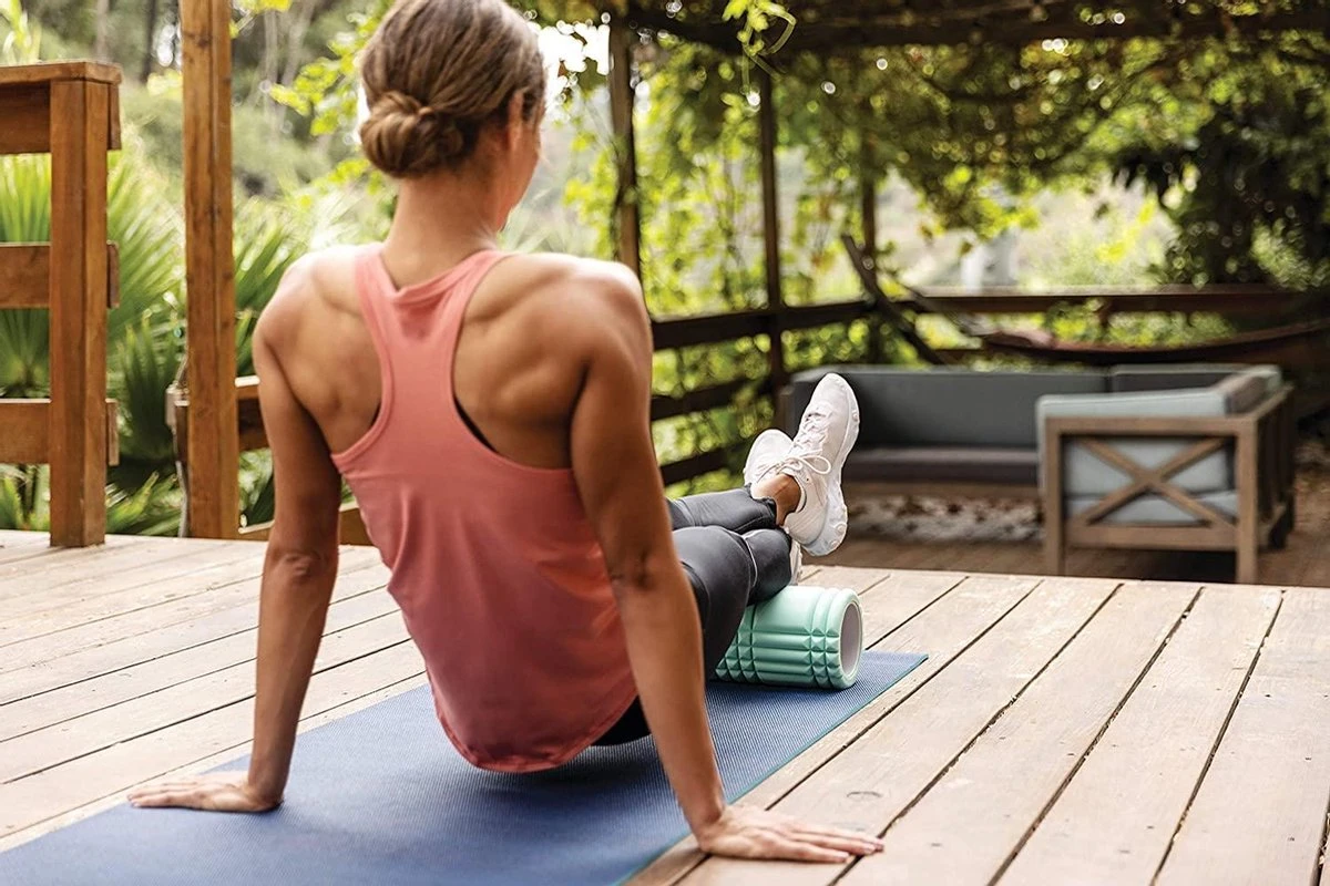 TriggerPoint - The Grid 1.0 Foam Roller - 33cm - Mint - Schuim - Massage Roller - Yoga - Pilates - Fitness 7 TriggerPoint - The Grid 1.0 Foam Roller - 33cm - Mint - Schuim - Massage Roller - Yoga - Pilates - Fitness - Afbeelding 5