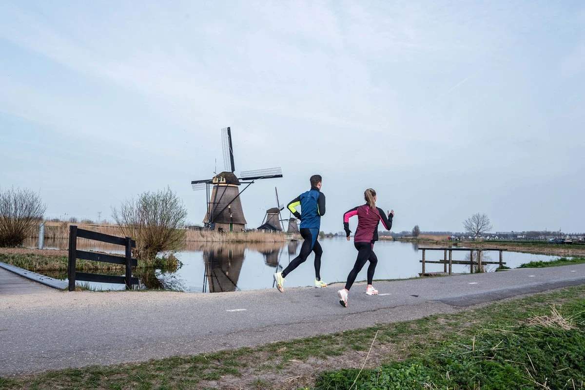 Rogelli Enjoy II - Hardloopbroek - Heren - Maat L - Blauw, Zwart, Fluor-Geel 6 Rogelli Enjoy II - Hardloopbroek - Heren - Maat L - Blauw, Zwart, Fluor-Geel - Afbeelding 4