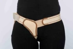 Orliman Enkelzijdige Liesbreukband - XL - Rechts - Beige