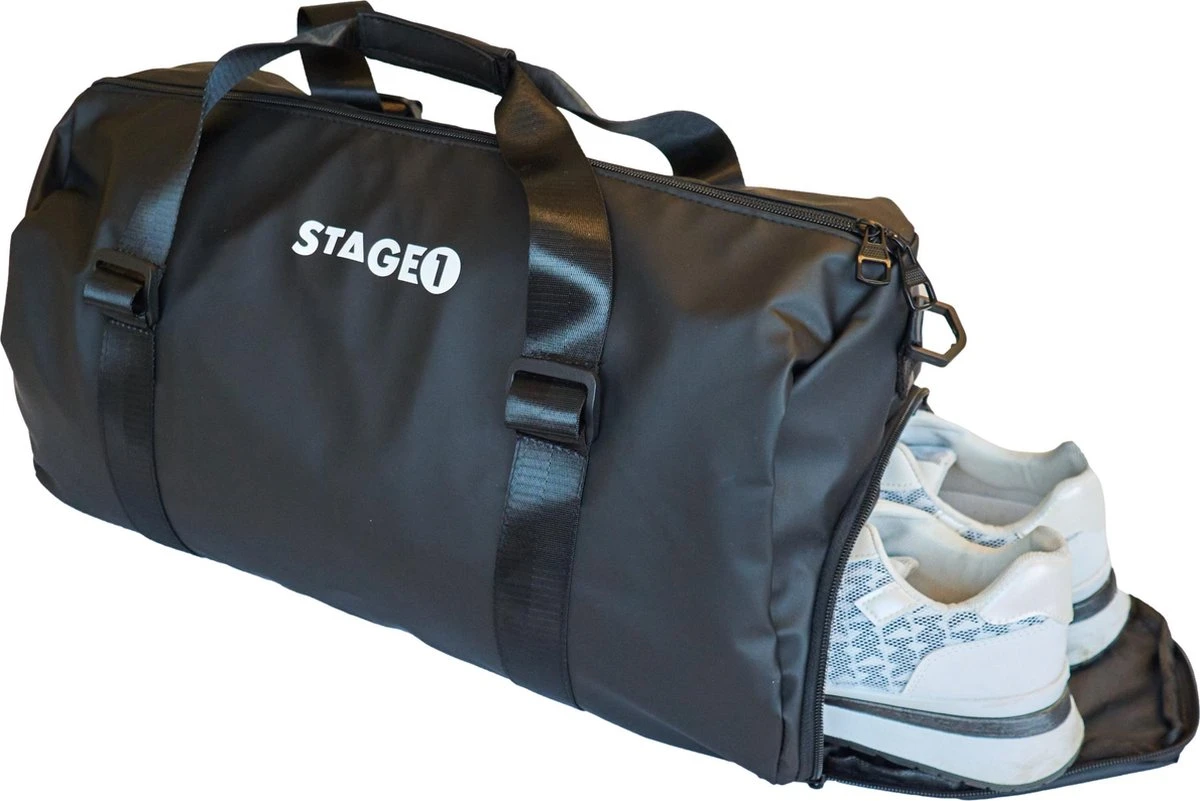 STAGE 1 - Sporttas - Dames - Heren - Zwart - 28 Liter 3 STAGE 1 - Sporttas - Dames - Heren - Zwart - 28 Liter