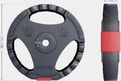 Gorilla Sports Halterschijven Set - 2 X 15 Kg - Gripper Kunststof - 30 Mm - Handgreep -Merkloos Winkel 1200x808 8