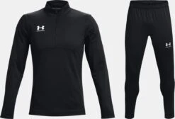Under Armour Challenger Ziptop Trainingspak 1/4rits - Zwart