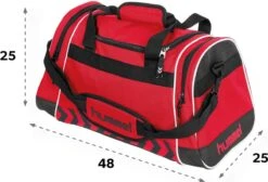 Hummel SporttasVolwassenen - Rood/zwart