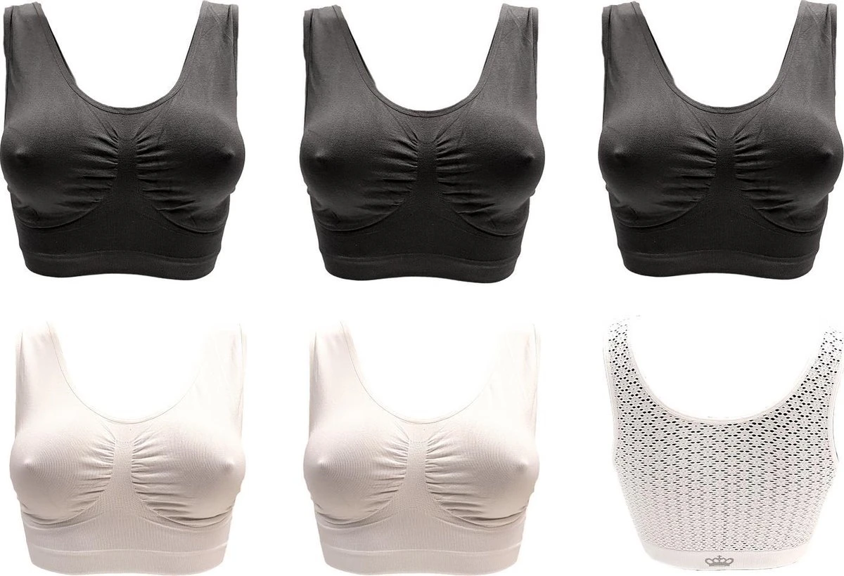 Comfort BH Sport BH Sweet Angel Black&White 3 Comfort BH Sport BH Sweet Angel Black&White